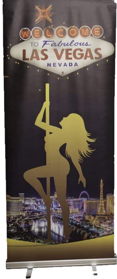Las Vegas roller banner