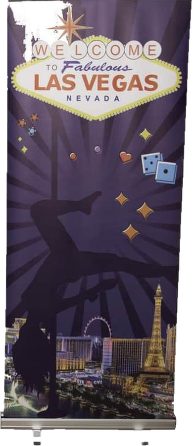Las Vegas roller banner