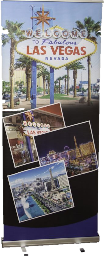 Las Vegas roller banner