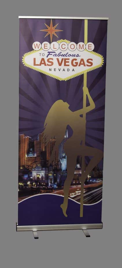 Las Vegas roller banner