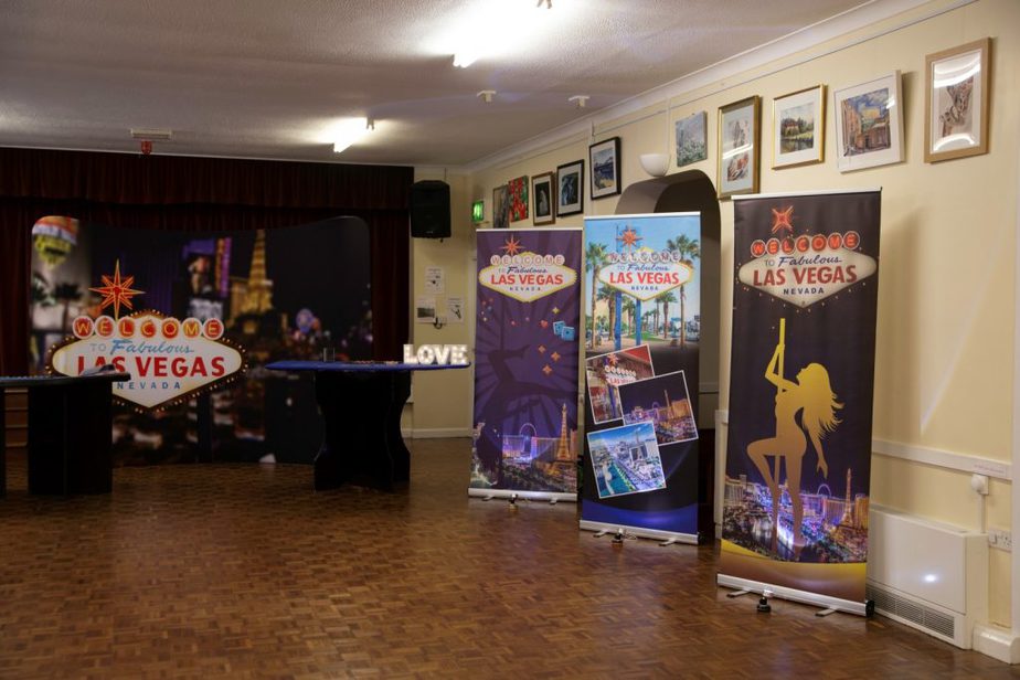 Las Vegas Roller Banners and 3m Backdrop