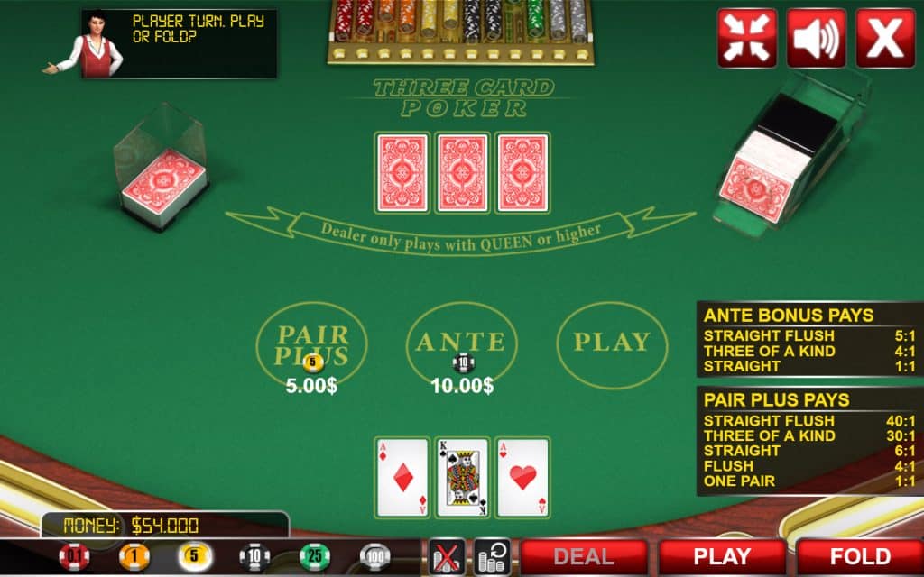 Try casino games online