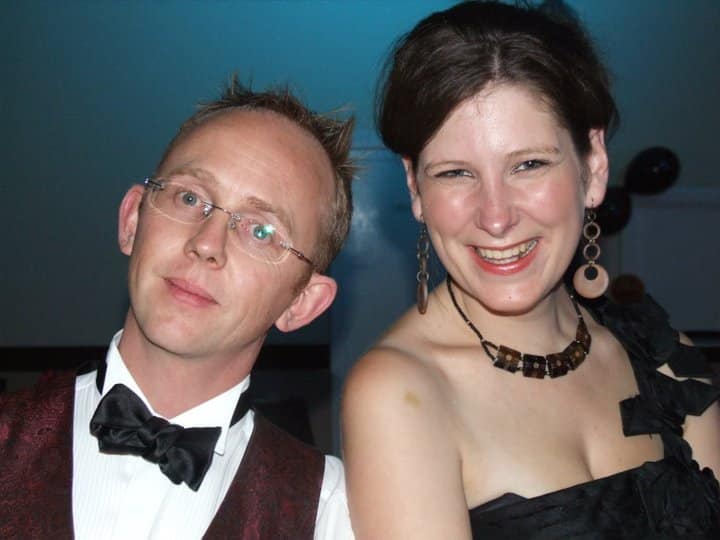 A young Jamie in black tie at an event in 2010