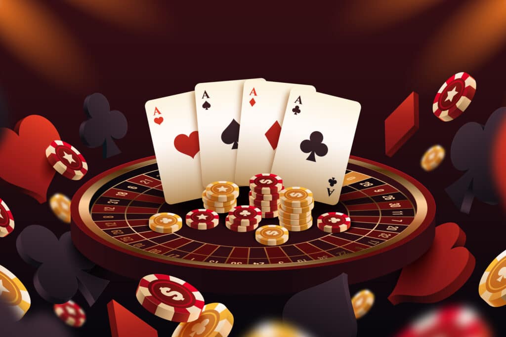 Stud poker table