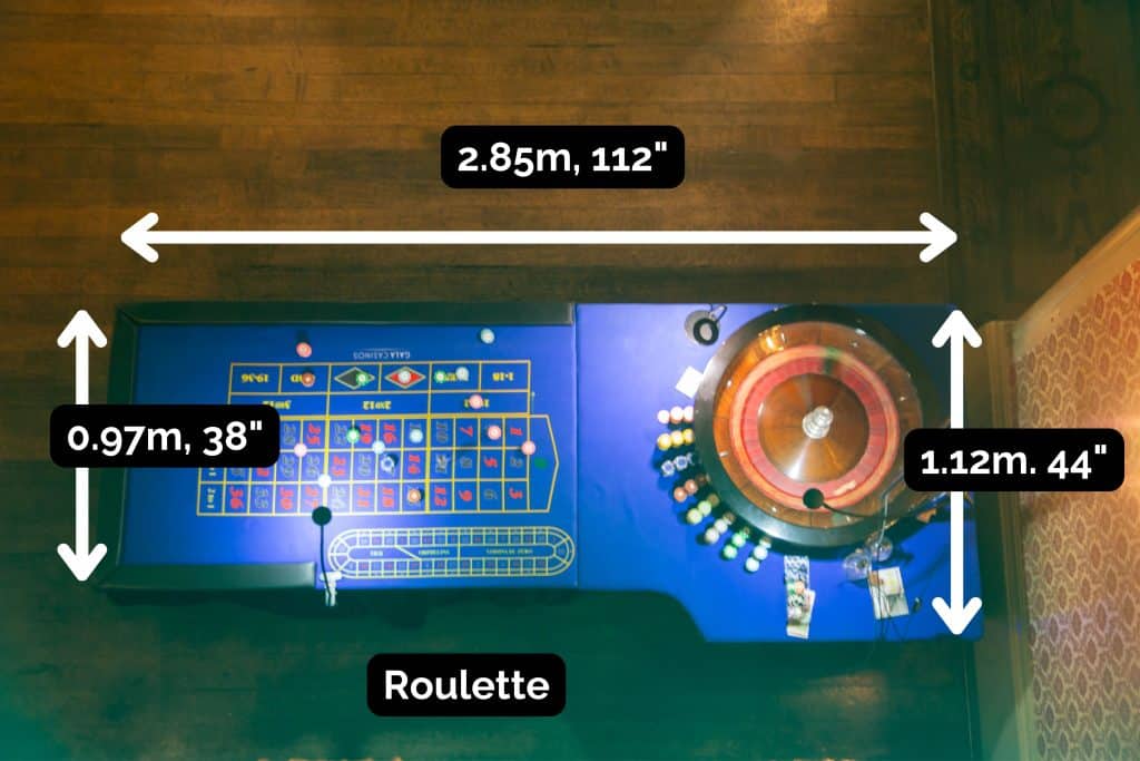 Fun Casino Fun full-size roulette table