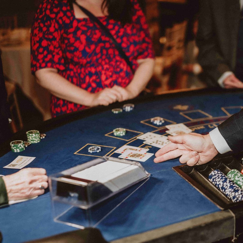 Blackjack at a wedding